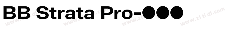 BB Strata Pro字体转换